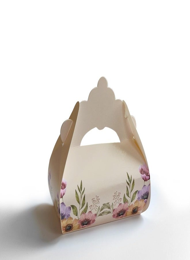 Intactmedia Decorative Occasional Handle Gift Boxes - Traditional Floral Mini Favor Boxes for Nikah, Weddings, Jewelry & Valentine Gifts (Pack of 12) - Image 5